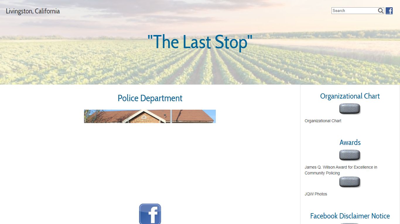 Police Department - "The Last Stop" - livingston.govoffice2.com